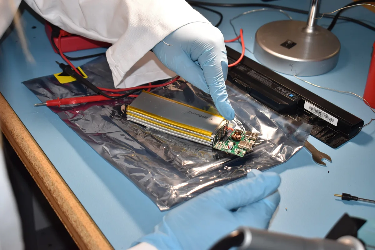 Battery electronics under inspection
